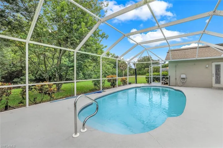 Pool with private preserve view.