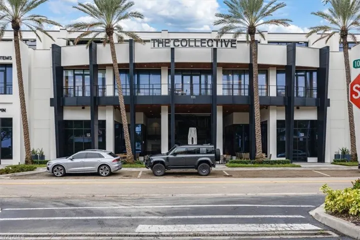 Right across from Unit 130 is the Collective, and Warren Naples (popular Whiskey Bar/Restaurant)
