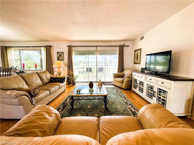 view from entryway of living room