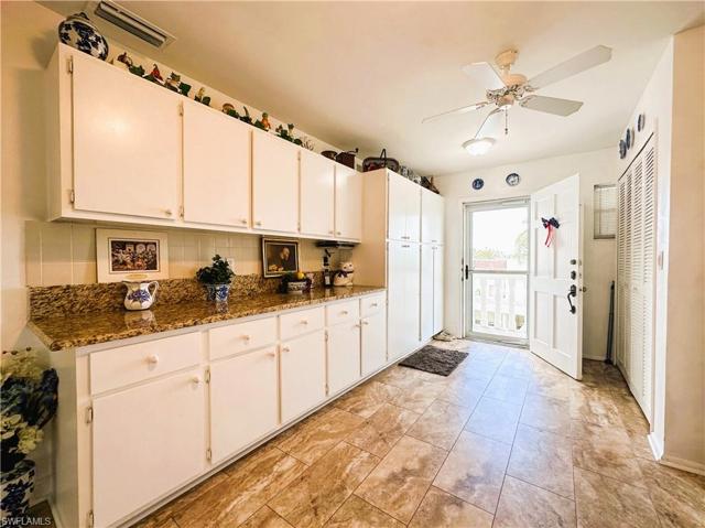 View of cabinets and pantry