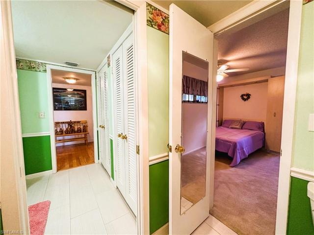 Guest bath and doorway to guest bedroom