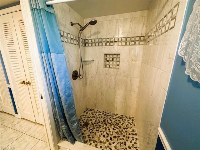Master shower