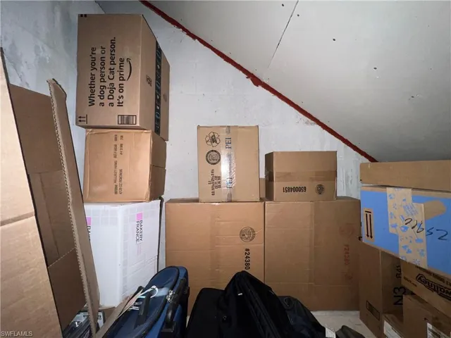 View of storage room