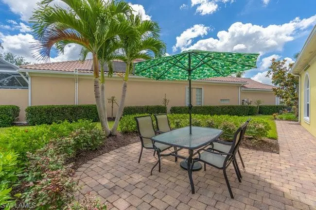 View of patio