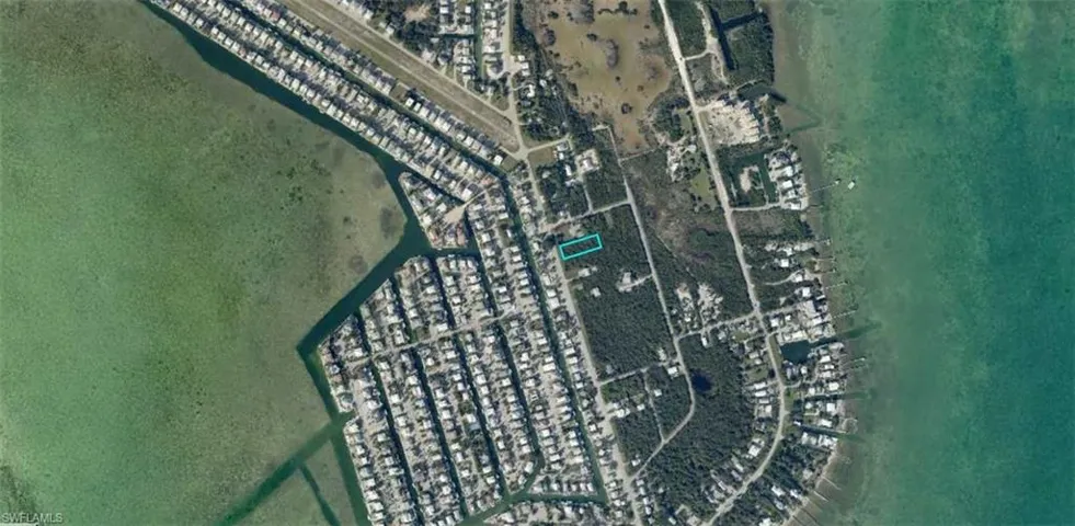 Aerial Map. Indicating the property's boundaries within the surrounding environment