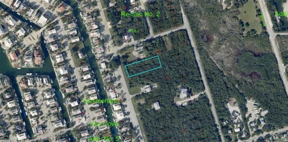 Aerial Plat Map. Indicating the property's boundaries and surrounding parcels