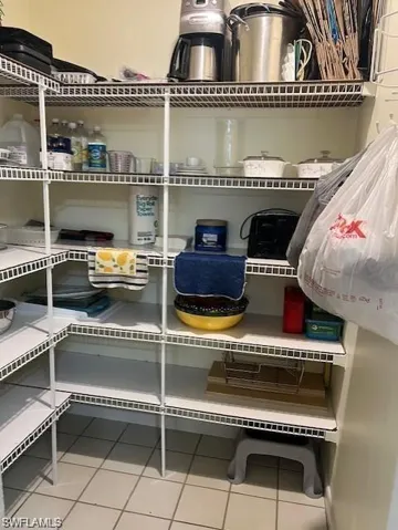 View of storage area