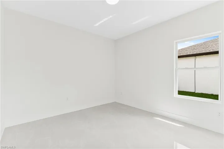 View of spare room