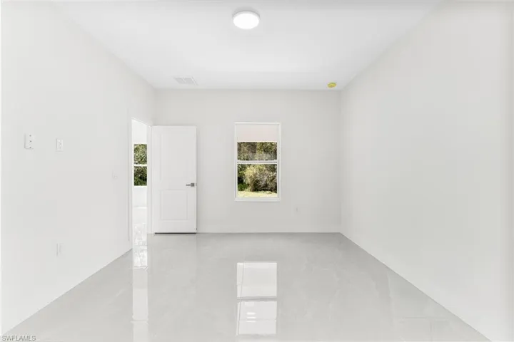 View of spare room