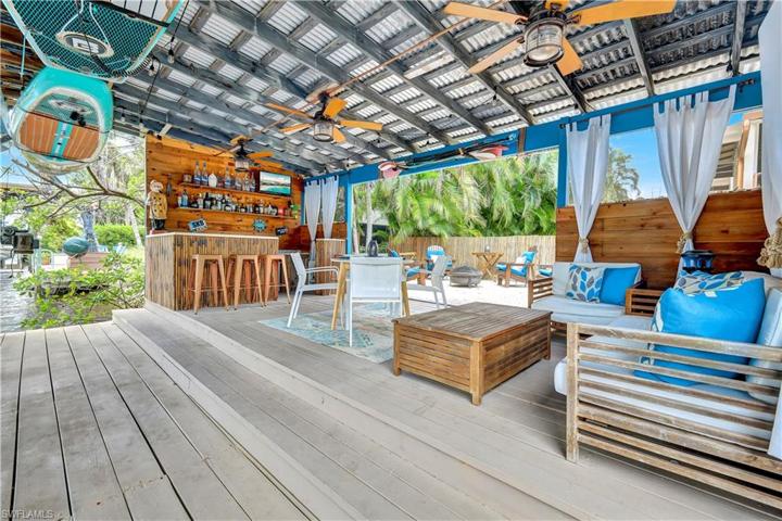 Boat house lounging