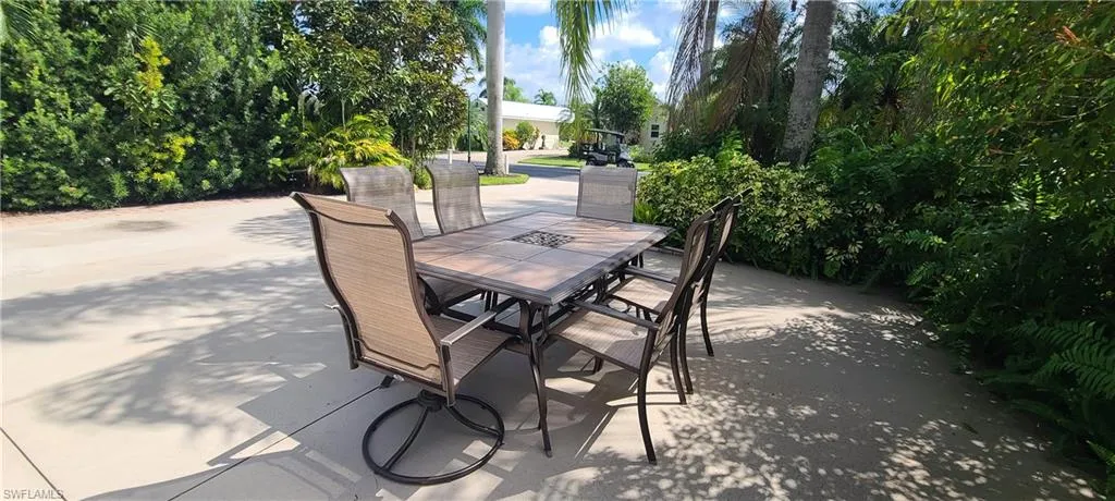 View of patio / terrace featuring outdoor dining area