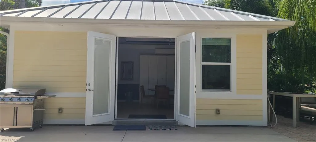 View of outdoor structure