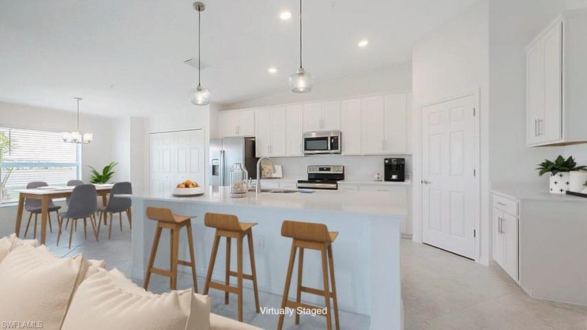 Kitchen-Dining Virtually Staged