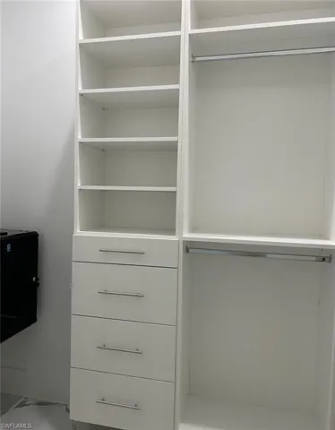 View of closet
