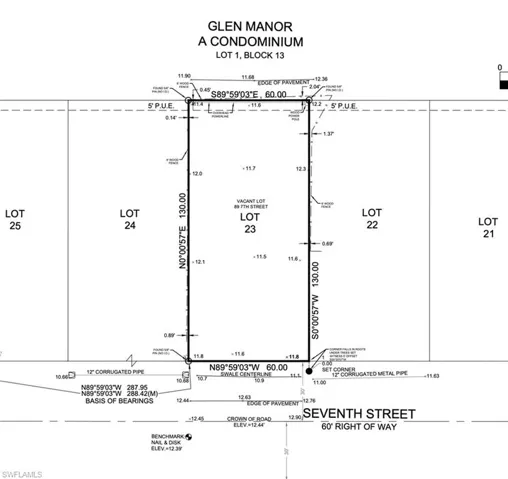 Survey 89 7th St Bonita Springs FL 34134