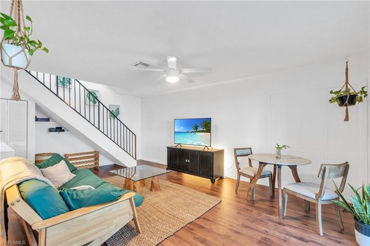 Living Area Facing the Stairs