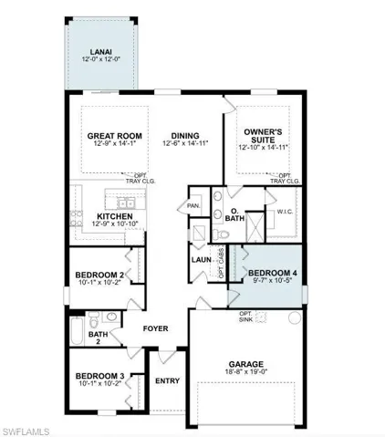 View of floor plan / room layout