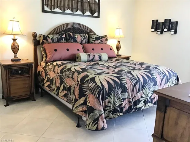 Bedroom featuring access to lanai