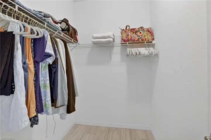 His & Hers walk-in closets!