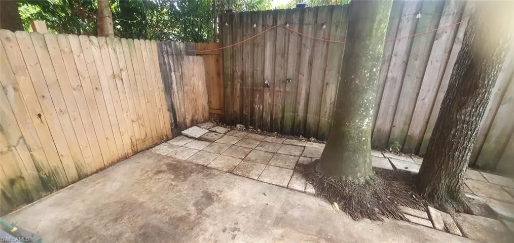 View of patio
