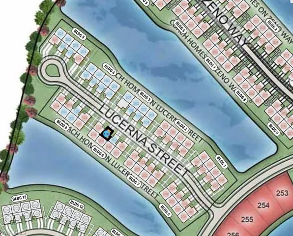Esplanade by the Islands Coach Homes ~ Site Map