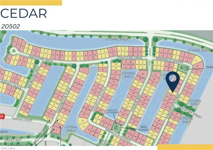 Avalon Park Site Map