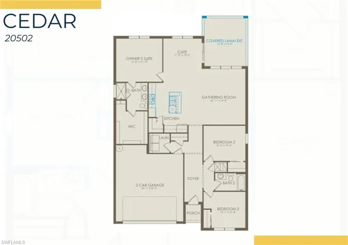 Cedar Floor Plan