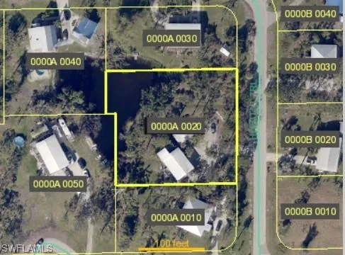 Including the easement by the road the property is nearly an acre!