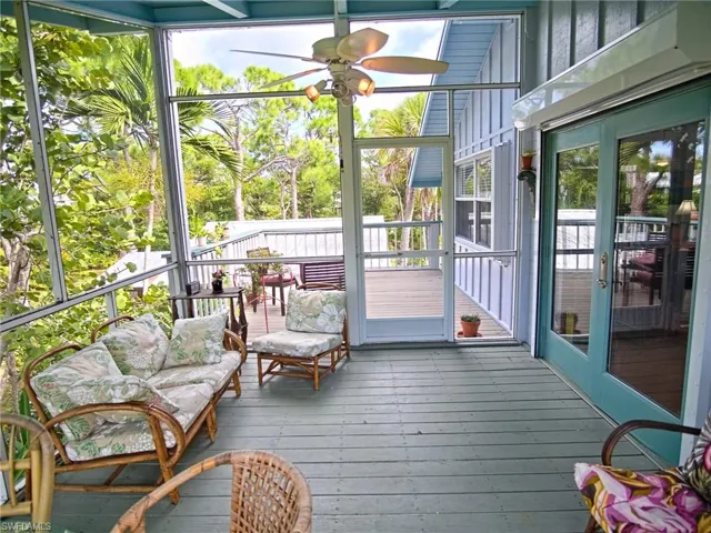 Screened, large enough for 3 sitting areas