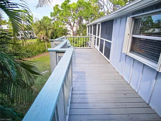 Rear deck, to balcony and screened porch by master bedroom