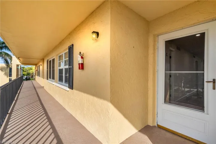 View of patio