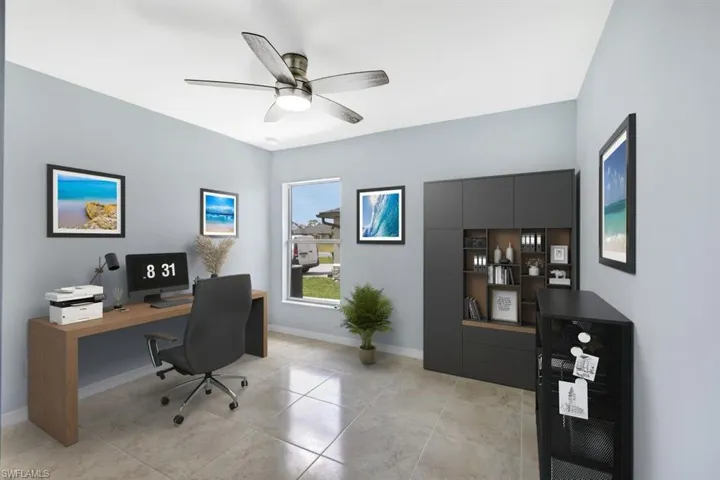virtual staged office