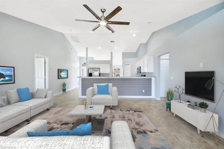 virtual staged living room