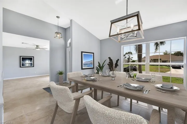 virtual staged dining