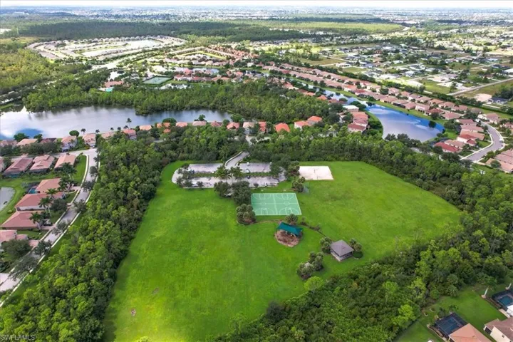 Aerial View of additional amenities and green space