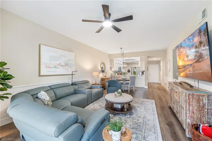 living room from Lanai