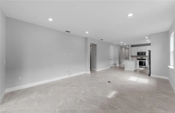 View of unfurnished living room