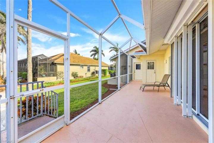 Spacious outdoor living
