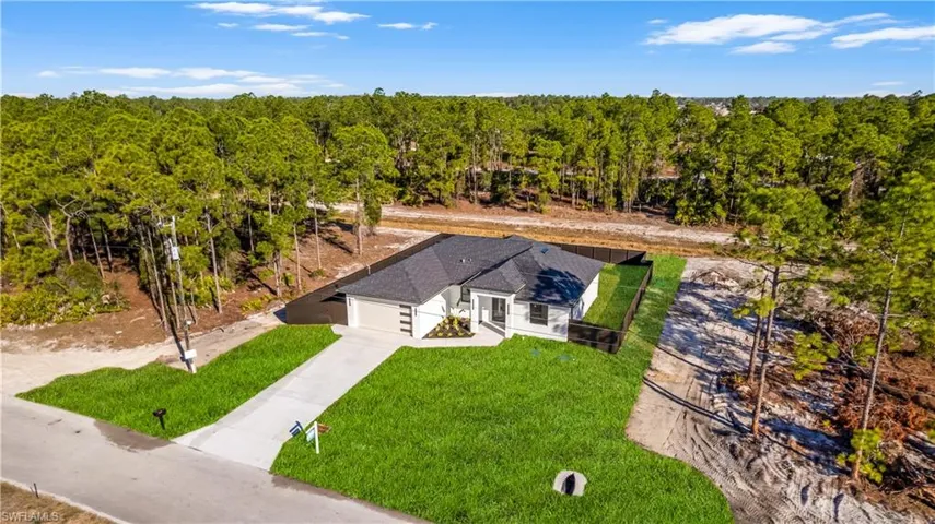 View from above of property
