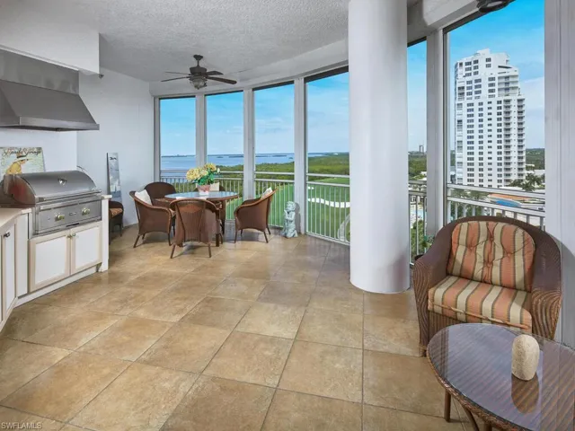 The screened lanai features hurricane shutters for protection and comes equipped with a gas grill!