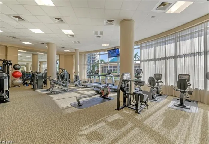 Azure's fitness center.