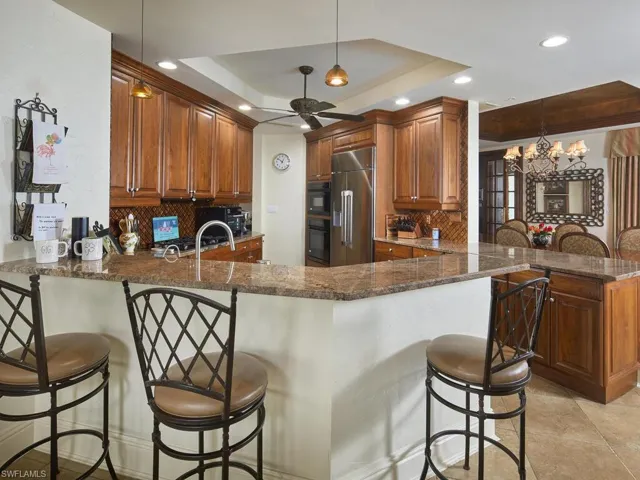 The kitchen is the heart of the home and the placement of this kitchen within the home truly reflects this sentiment.