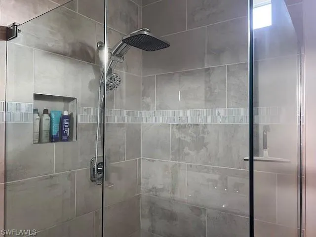 Full bath with a stall shower