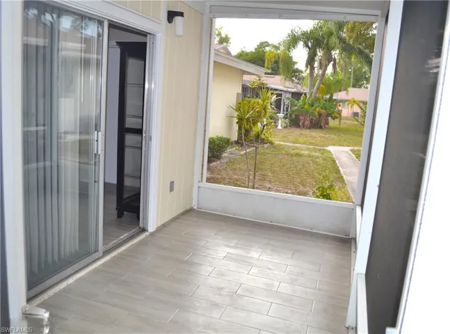 Screened lanai