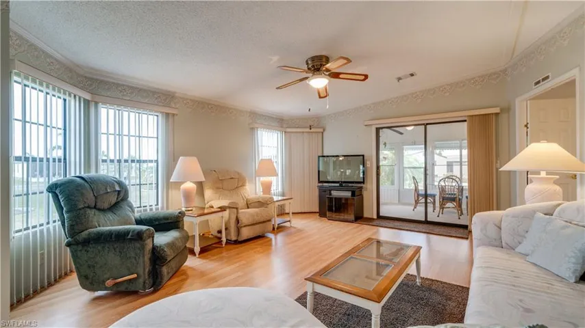 The east facing screened lanai is a great space to enjoy your morning beverage and beautiful sunsets.