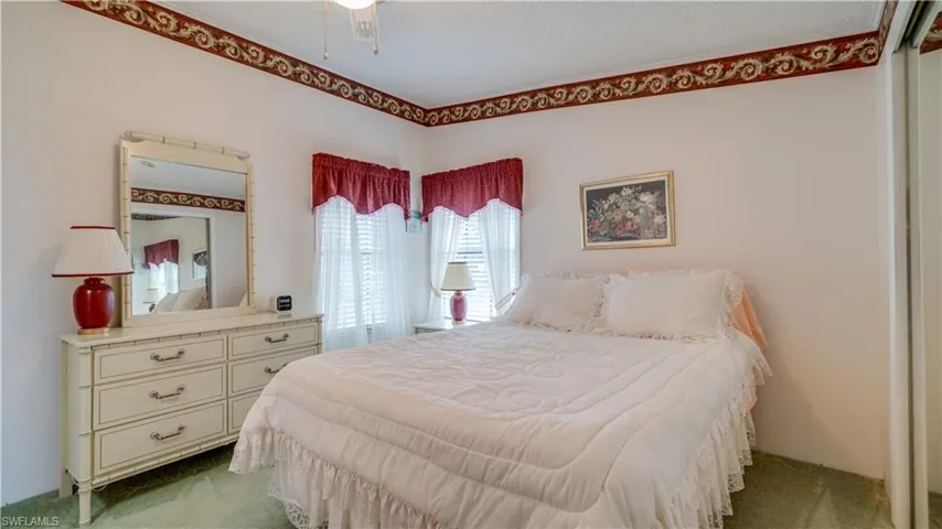 Ample closet space here; for guests or storage.