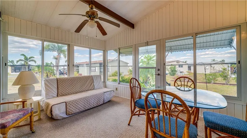 The Sun Room | Lanai easily holds a sofa bed for guests, a table for dining or card night, an a retreat for reading or crafts. The choice is yours.