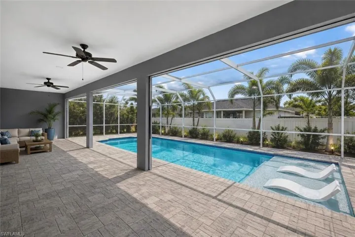 Virtually Staged Image To Demonstrate the Potential If Adding a Pool (not included).