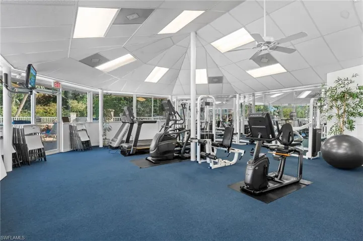 Gym Inside the Community Room by Pool