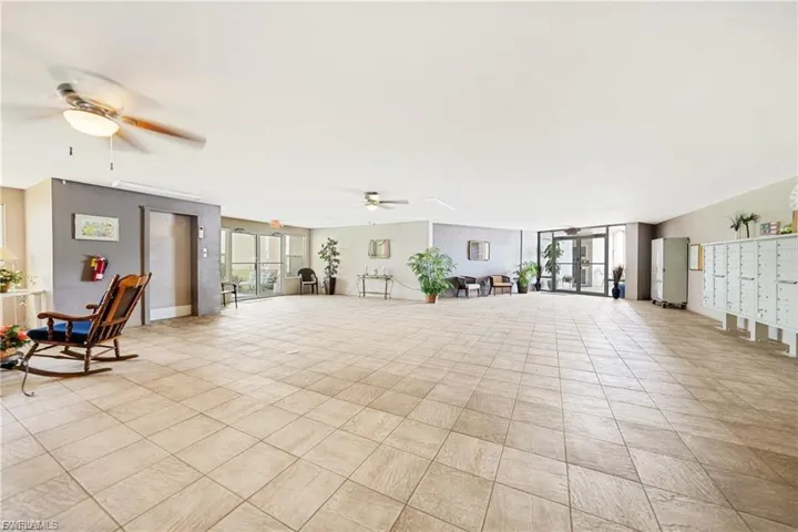 View of community lobby